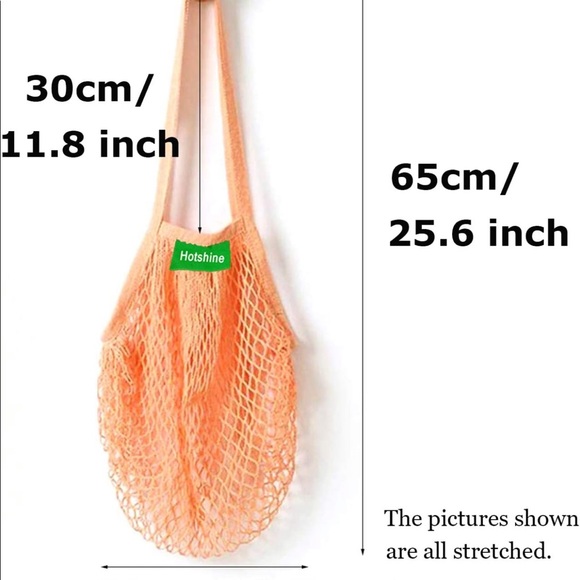 Reusable Mesh grocery bags. Selling individually. 5 colors available - Picture 4 of 9